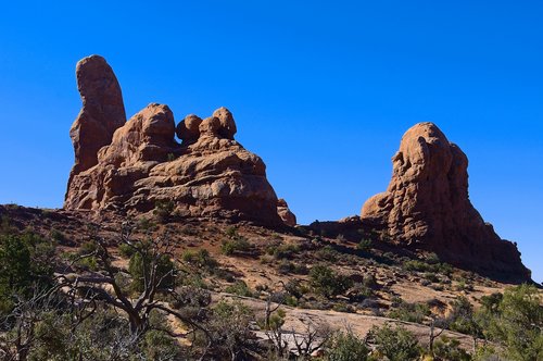 turret fin  sandstone  desert