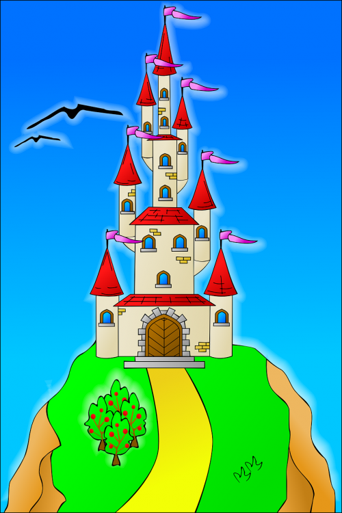turrets castle fantasy