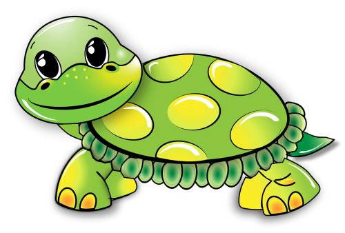 turtle funny green
