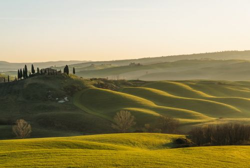 tuscany sun landscape