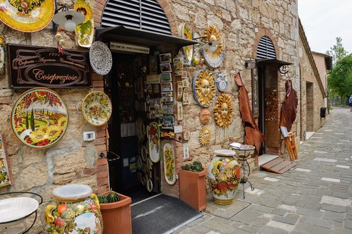 tuscany  pottery  mosaic