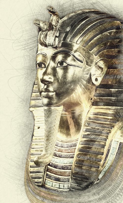 tutankhamun death mask egypt