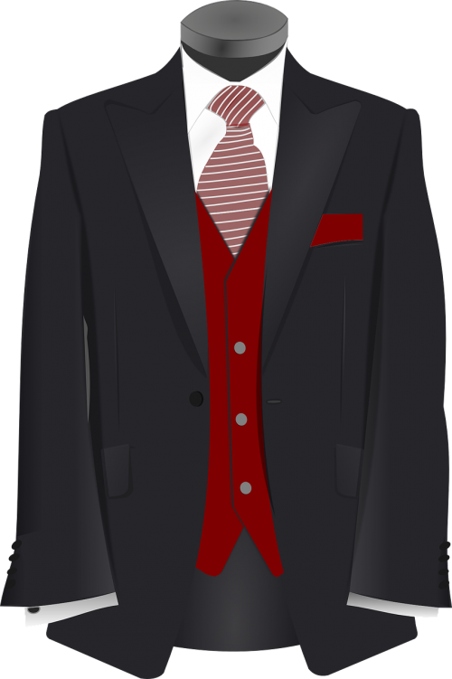 tuxedo suit tie
