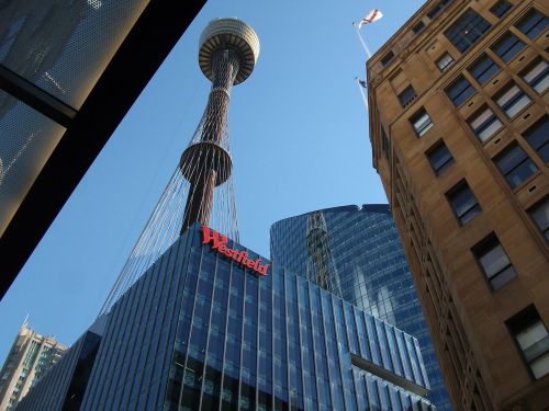 tv tower australia city view
