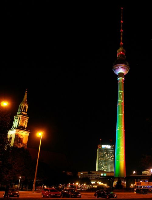 tv tower berlin city