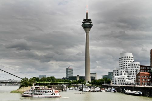 tv tower düsseldorf media harbour