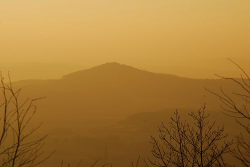 twilight sunset landscape