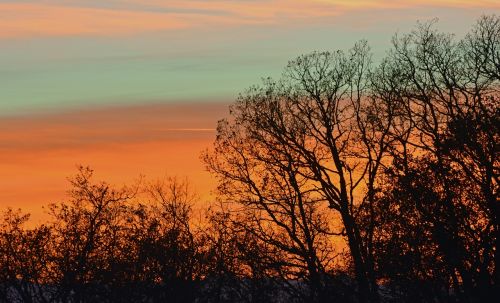 twilight sunset sky