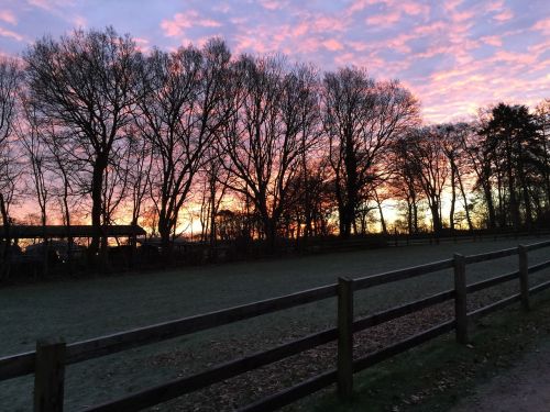 twilight winter himmel