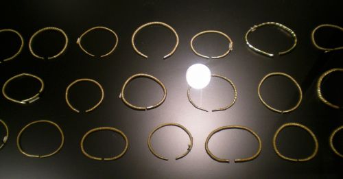 Twined Gold Bracelets Viking