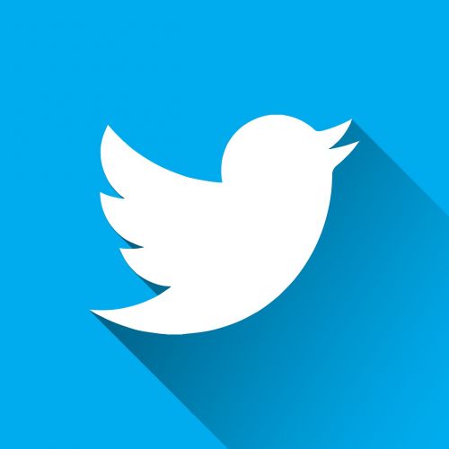 twitter logo blue