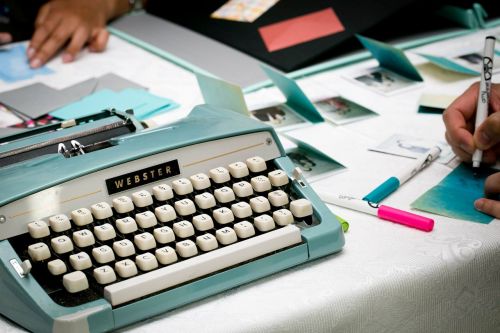 typewriter retro webster