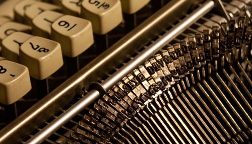 typewriter keys letters