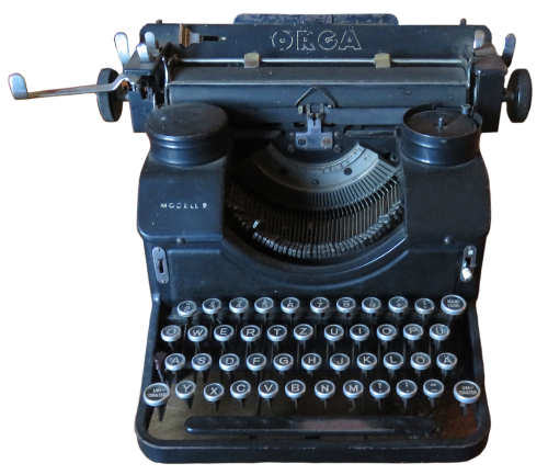 typewriter historically old typewriter