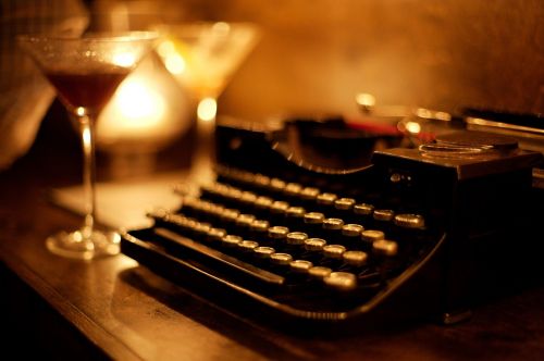 typewriter keyboard table