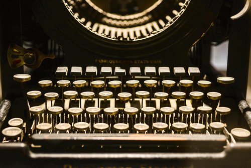 typewriter  old  vintage