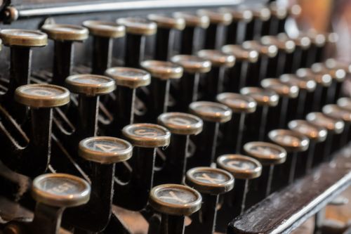 typewriter antique old