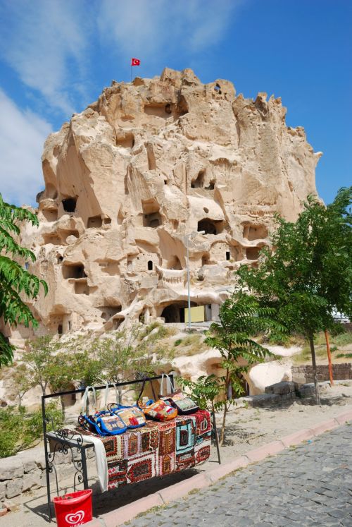 Uchisar Rock Castle In Cappadocia