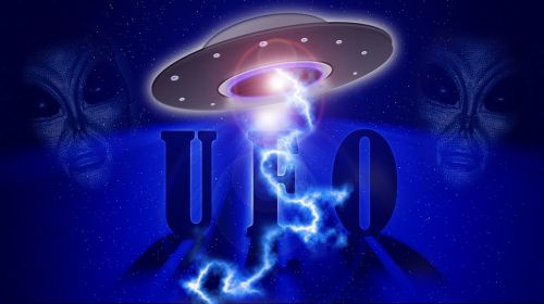 ufo stars lightening