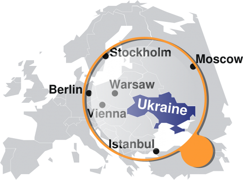 ukraine map location