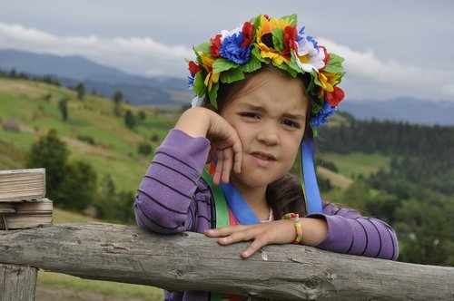 ukraine  the carpathians  wreath