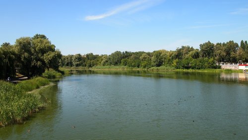 ukraine  mirgorod  river