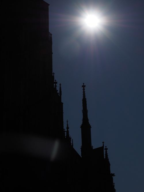 ulm cathedral solar eclipse münster