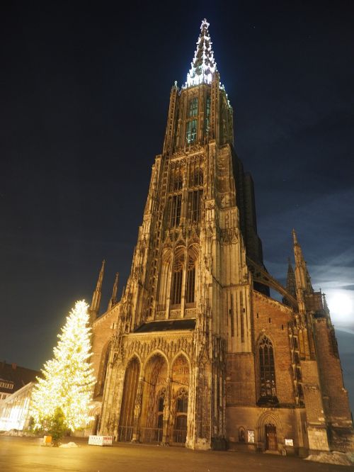 ulm cathedral ulm christmas