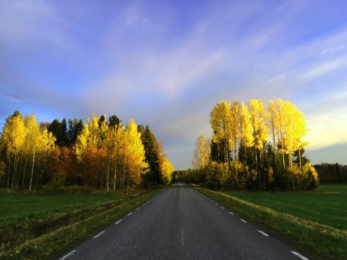 ultervattnet autumn himmel