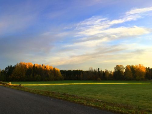 ultervattnet autumn himmel