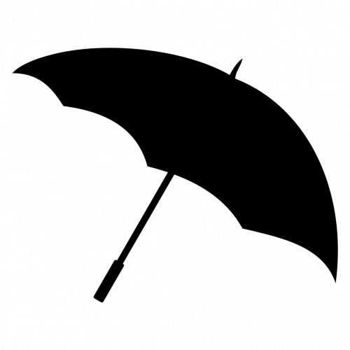 umbrella brolly black