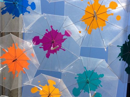 umbrella decorations street