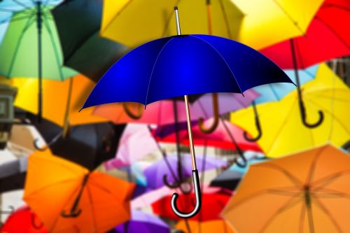 umbrella color atmosphere