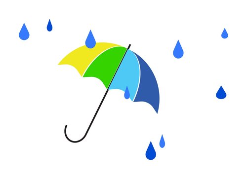 umbrella  rain  graphic