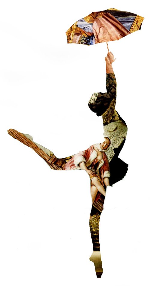 umbrella  woman  ballet