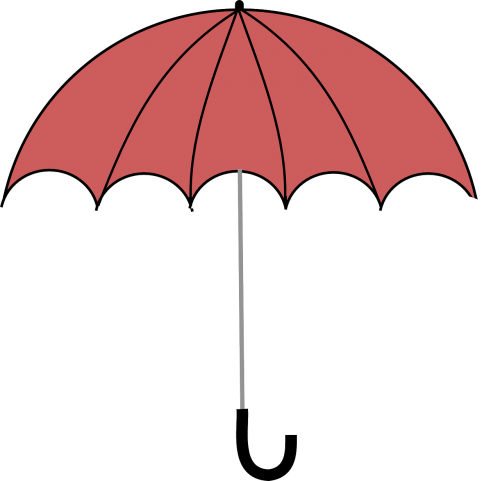 umbrella red weather
