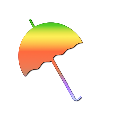 umbrella colorful brolly