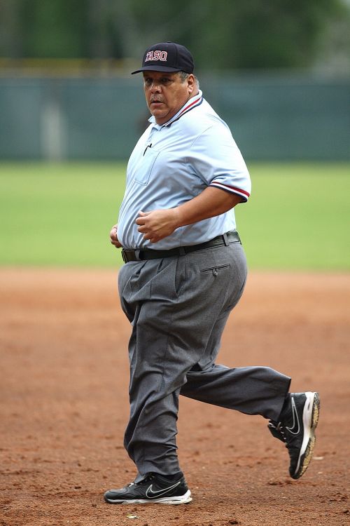 umpire baseball running