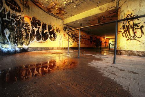 underpass subway pedestrian