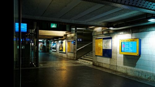 underpass railway station lausanne