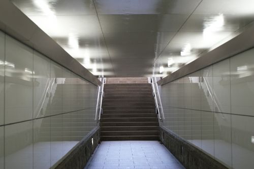 underpass stairs handrail