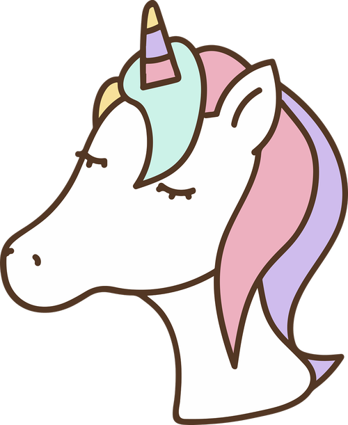 unicorn  cute  Free vector graphics