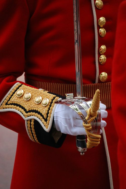 uniform ceremonial red