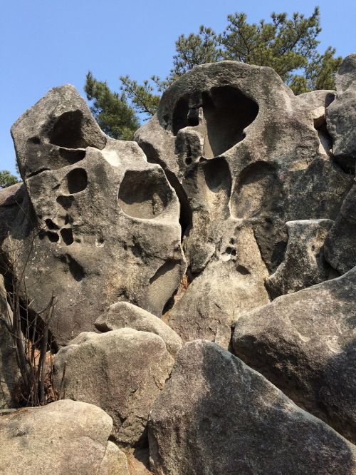 unique rock mountain