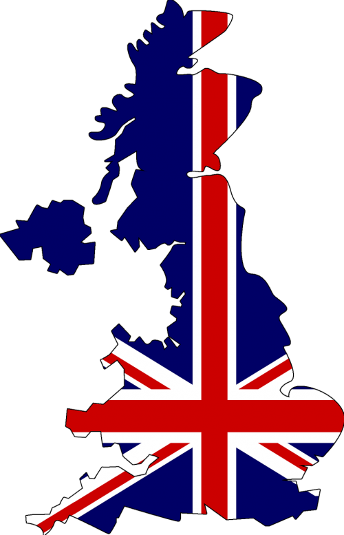 united kingdom england map