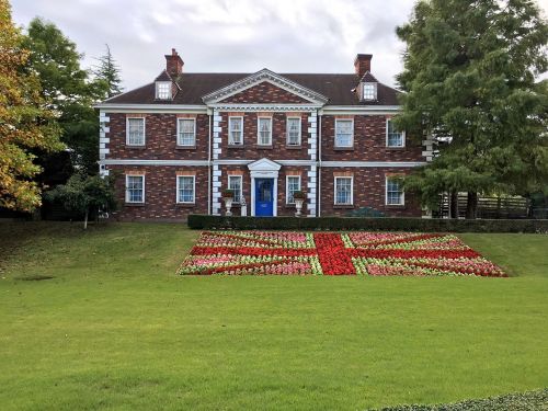 united kingdom flag building