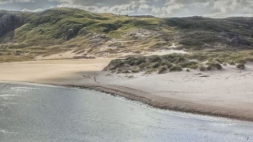 united kingdom sand beach scotland
