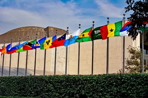 united nations new york flag