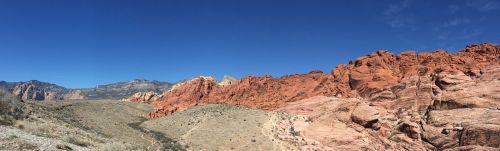united states tourism blue sky red rock canyon