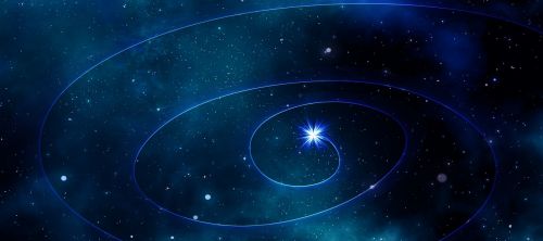 universe spiral sky